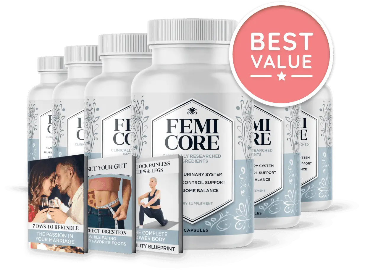 FemiCore supplement bottle — order today at discounted price